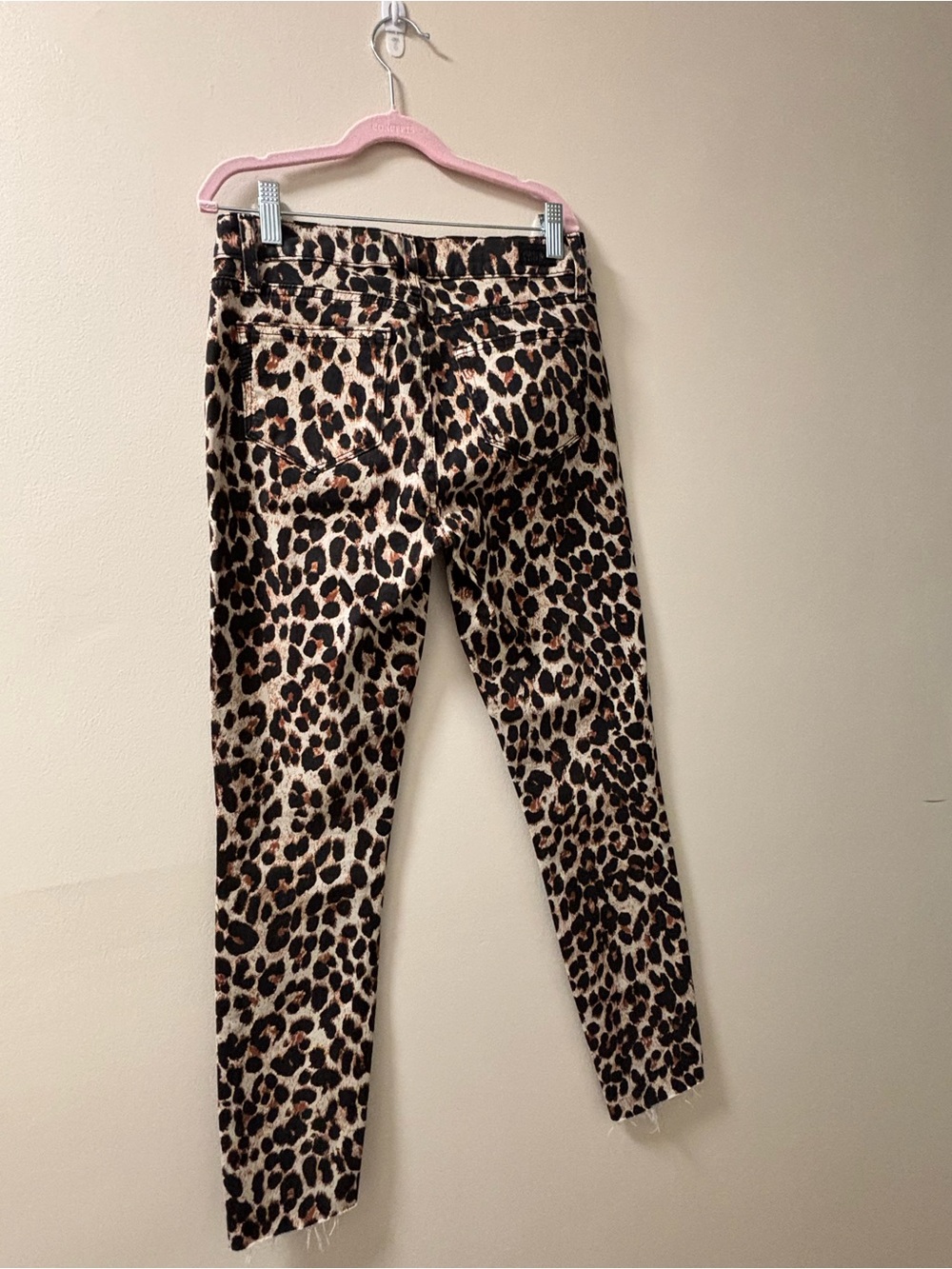 PAIGE Leopard Print Skinny Jeans - Tan, Black, Brown